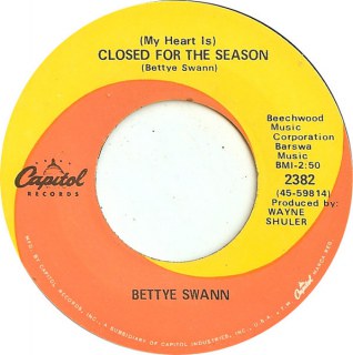 BETTYE SWANN - (MY HEART IS) CLOSED FOR THE SEASON