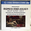 PROKOFIEV / STANISLAW SKROWACZEWSKI / MINNEAPOLIS SYMPHONY - ROMEO AND JULIET - BALLET-SUITES 1 AND 2
