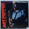 ART PEPPER - THURSDAY NIGHT AT THE VILLAGE VANGUARD