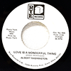ALBERT WASHINGTON - LOVE IS A WONDERFUL THING / I WANNA KNOW HOW YOU FEEL
