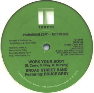 BROAD STREET BAND - WORK YOUR BODY / PROMO