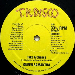 QUEEN SAMANTHA - TAKE A CHANCE / SWEET SAN FRANCISCO