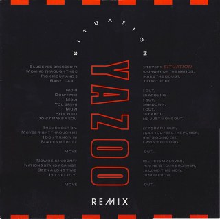 YAZOO / YAZ - SITUATION / FRANCOIS KEVORKIAN MIX