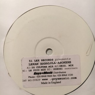 LEKAN BABALOLA - ASOKERE / I.G. CULTURE REMIX