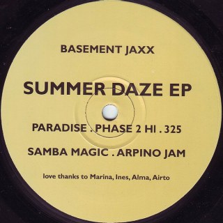 BASEMENT JAXX - SUMMER DAZE EP
