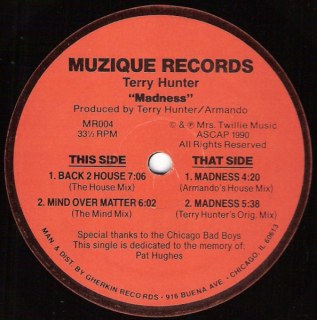 TERRY HUNTER - MADNESS