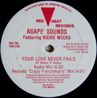 AGAPE SOUNDS FEAT. RICHIE WEEKS - YOUR LOVE NEVER FAILS