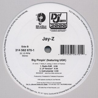 JAY-Z - ANYTHING / BIG PIMPIN'