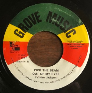 VIVIAN JACKSON - PICK THE BEAM OUT OF MY EYES