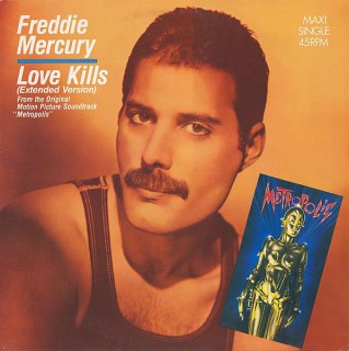 FREDDIE MERCURY - LOVE KILLS (EXTENDED VERSION) / ROTWANG'S PARTY (ROBOT DANCE)