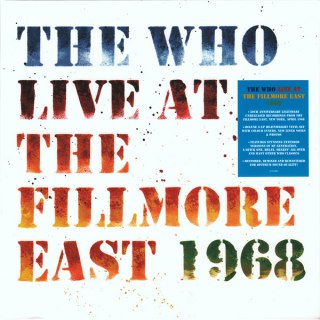 WHO - LIVE AT THE FILLMORE EAST 1968