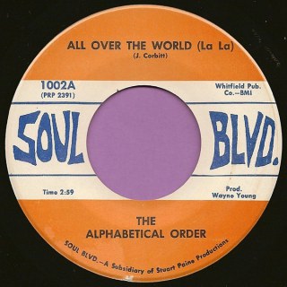 ALPHABETICAL ORDER - ALL OVER THE WORLD (LA LA) / GONNA FIGHT THE WAR