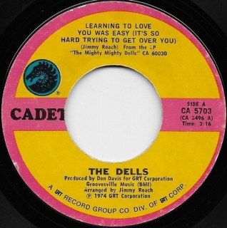 DELLS - BRING BACK THE LOVE OF YESTERDAY / LEARNING TO LOVE YOU WAS EASY